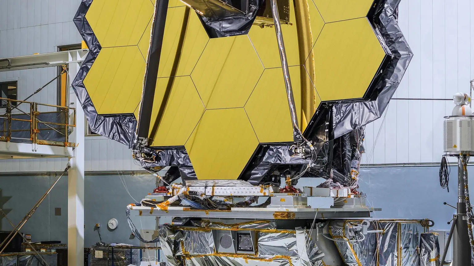 James Webb Space Telescope undergoing integration
